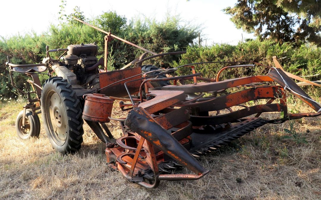 Mietilegatura del grano con Laverda L7 140 dopo 41 anni di inutilizzo